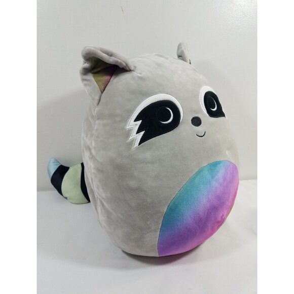 Squishmallows lot of 4 Kaldette Pink Panda Randy Max Raccoon Francis Lion Plush - Picture 6 of 14